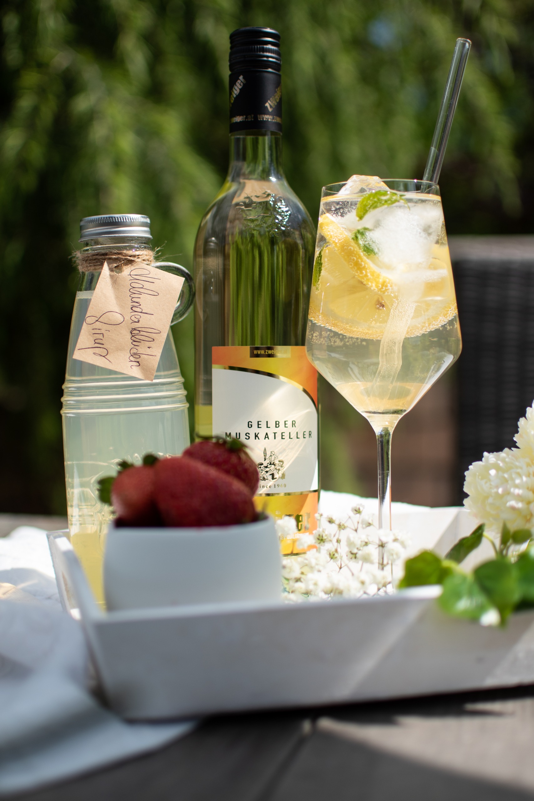 Sommer - Sonne - Spritzer - Zweiger
